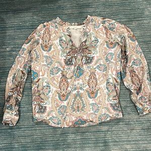 Loft paisley blouse